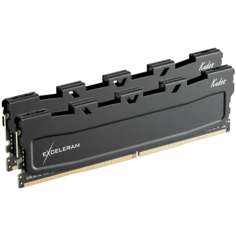 Набір EXCELERAM DDR4 32GB 2666 MHz Black Kudos (EKBLACK4322619XD) Призначення для настільного комп'ютера