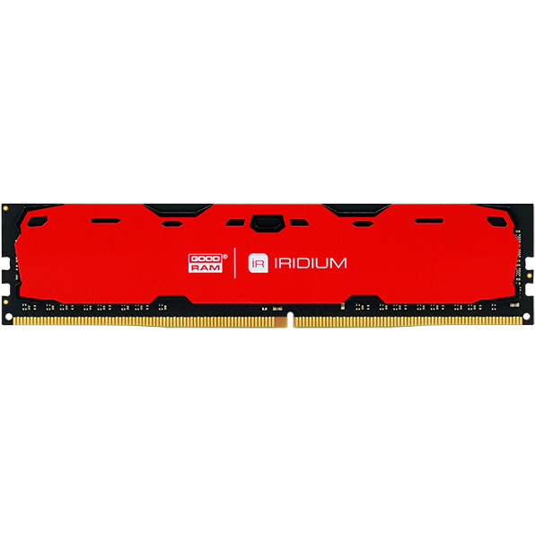 

Модуль памяти GOODRAM DDR4 4Gb 2400Mhz PLAY RED (IR-R2400D464L15S/4G), DDR4 4Gb 2400Mhz CL15 SR PLAY RED