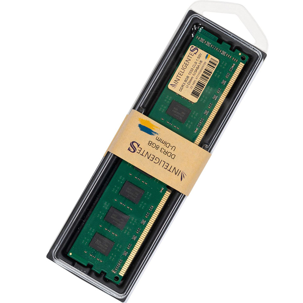 Зовнішній вигляд Модуль пам'яті INTELIGENTES DDR3 8GB 1333 МГц (IU3ABA1/8)