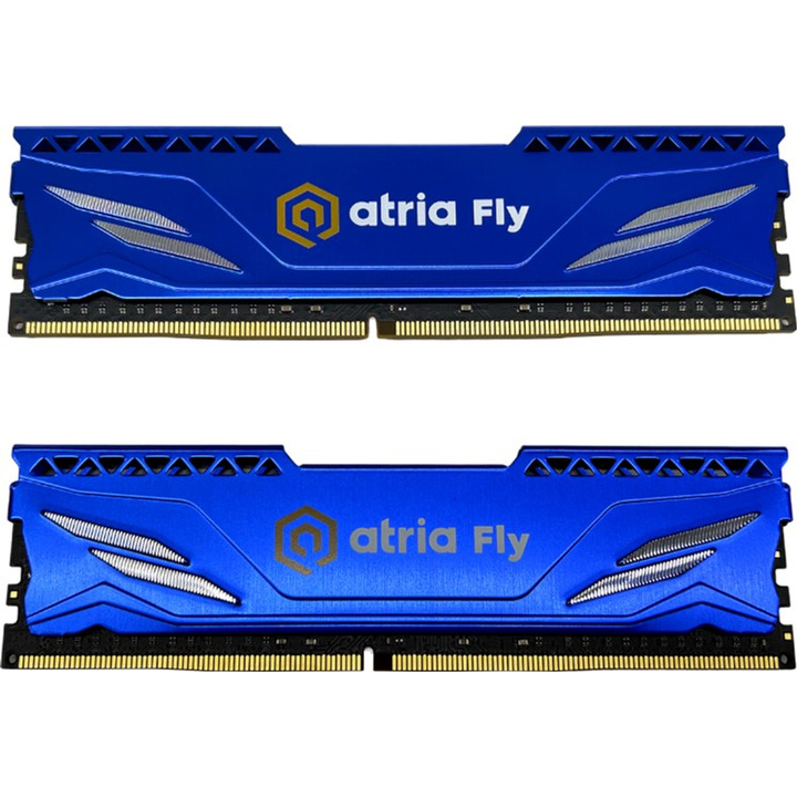 Модуль памяти ATRIA DDR4 Fly Blue (UAT43200CL18BLK2/16)