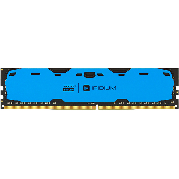 

Модуль памяти GOODRAM DDR4 8Gb 2400MHz (IR-B2400D464L15S/8G), DDR4 8Gb 2400MHz CL15 SR IRDM 1024x8 BLUE