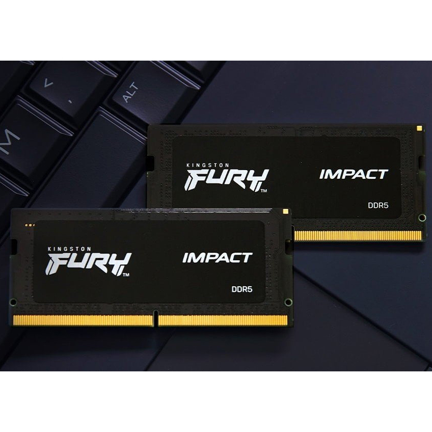 Зовнішній вигляд Набір KINGSTON 32GB (2x16GB) DDR5 4800MHz FURY Impact (KF548S38IBK2-32)