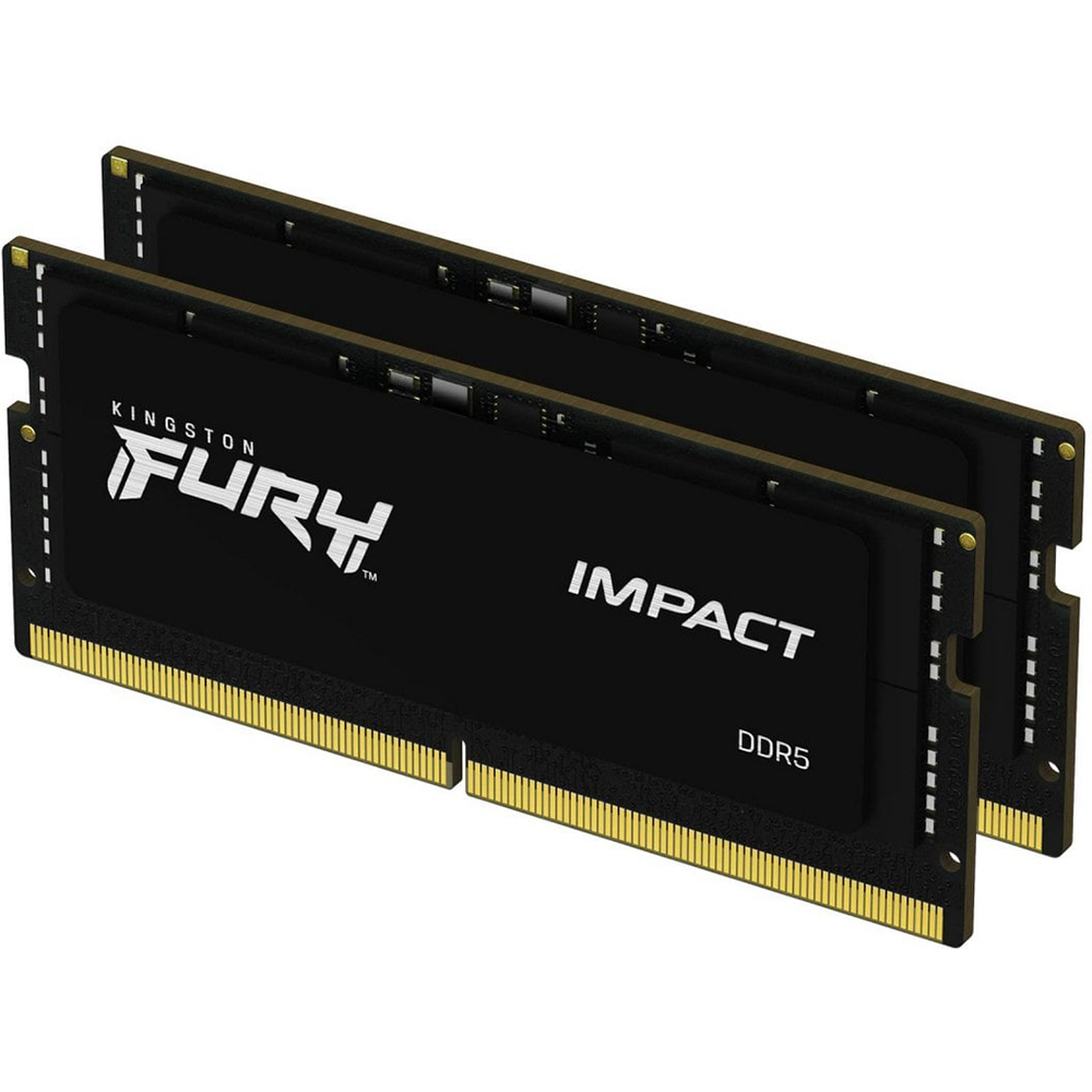 Набір KINGSTON 32GB (2x16GB) DDR5 4800MHz FURY Impact (KF548S38IBK2-32) Призначення для ноутбука