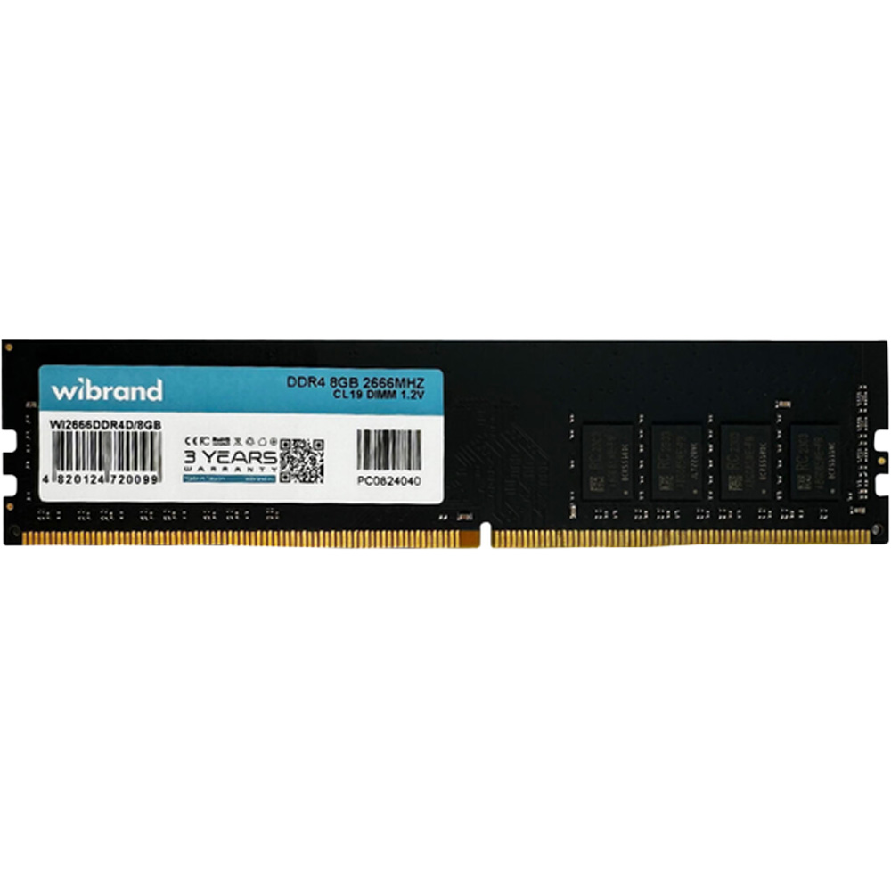 Модуль пам'яті WIBRAND 8GB DDR4 2666MHz (WI2666DDR4D/8GB)