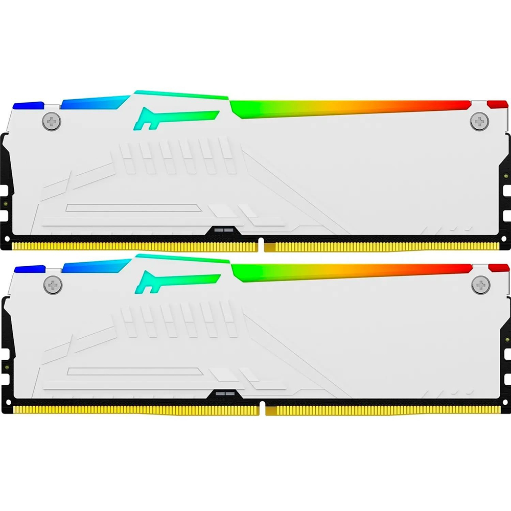 Набор KINGSTON 32Gb (2x16Gb) DDR5 6000MHz Fury Beast White (KF560C36BWE2AK2-32) Назначение для настольного компьютера