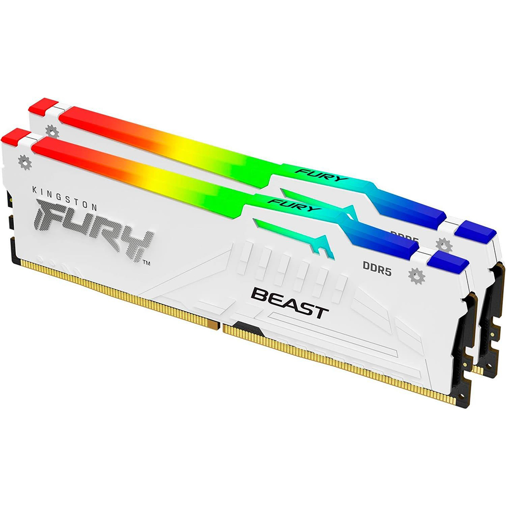 Набор KINGSTON 32Gb (2x16Gb) DDR5 6000MHz Fury Beast White (KF560C36BWE2AK2-32) Тип DDR5