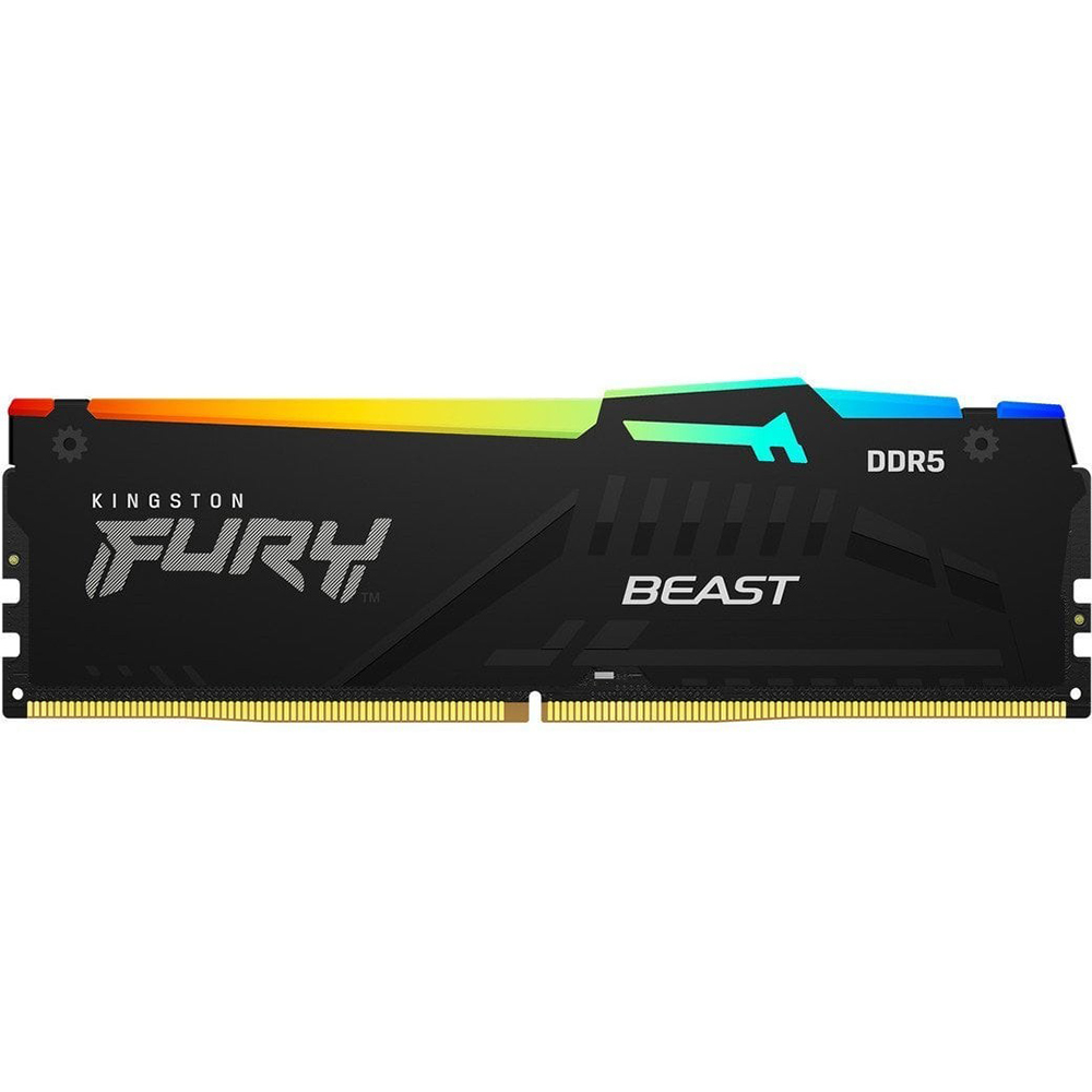 Набор KINGSTON 64Gb (2x32Gb) DDR5 6400MHz Fury Beast (KF564C32BBAK2-64) Объем 64 Гб