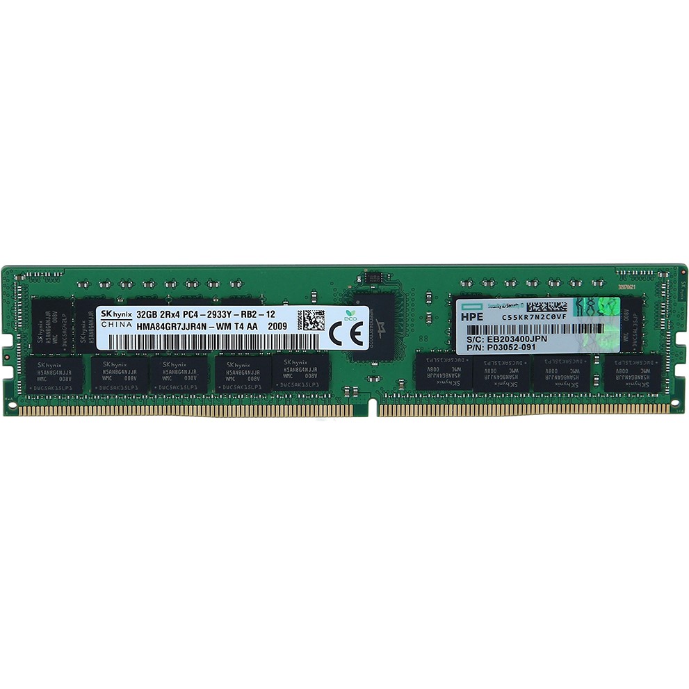 Модуль пам'яті HPE 32GB DDR4 2933MHz (P00924-B21) Призначення для сервера