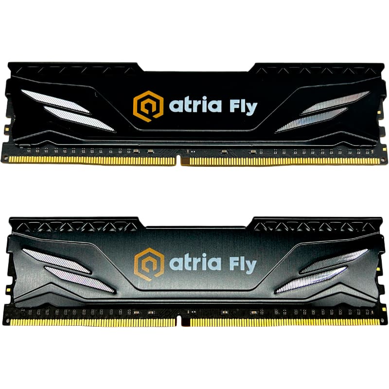 Набор ATRIA 16Gb DDR4 3200MHz Black (UAT43200CL18BK2/16)