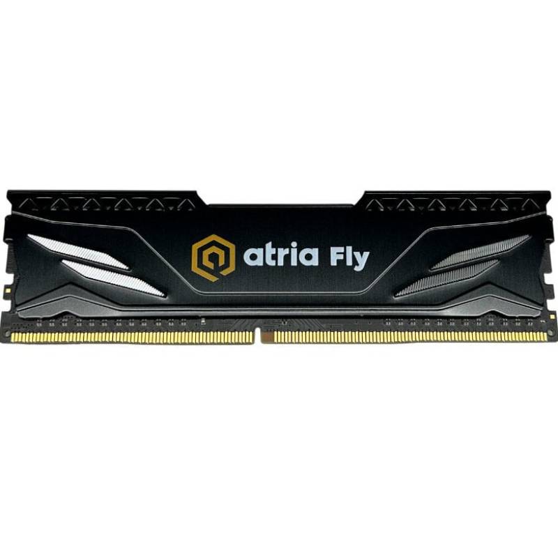 Модуль памяти ATRIA 8Gb DDR4 3200MHz Atria Fly Black (UAT43200CL18B/8) Назначение для настольного компьютера