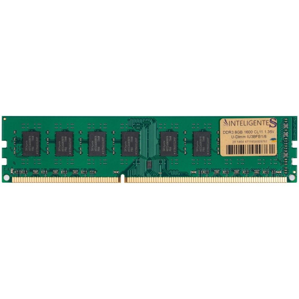 Модуль пам'яті INTELIGENTES 8GB DDR3L 1600 MHz (IU3BFB1/8)