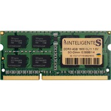 Модуль пам'яті INTELIGENTES 4GB SoDIMM DDR3 1600 MHz (IS3BBB1/4)