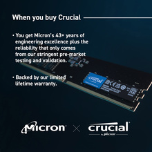 Модуль памяти MICRON Crucial 8GB DDR5 4800MHz (CT8G48C40U5)