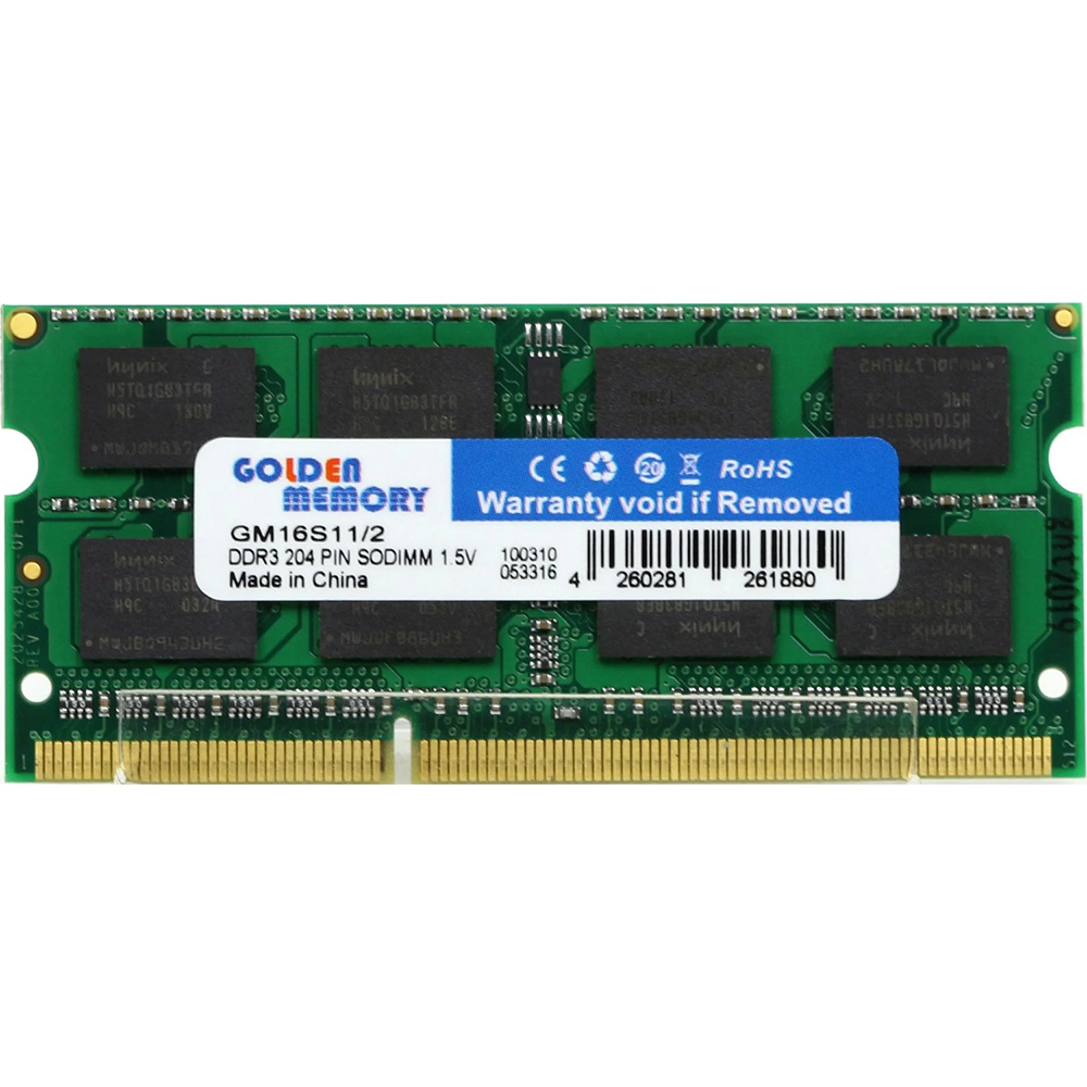 Модуль памяти GOLDEN MEMORY 2GB DDR3 1600MHz (GM16S11/2)