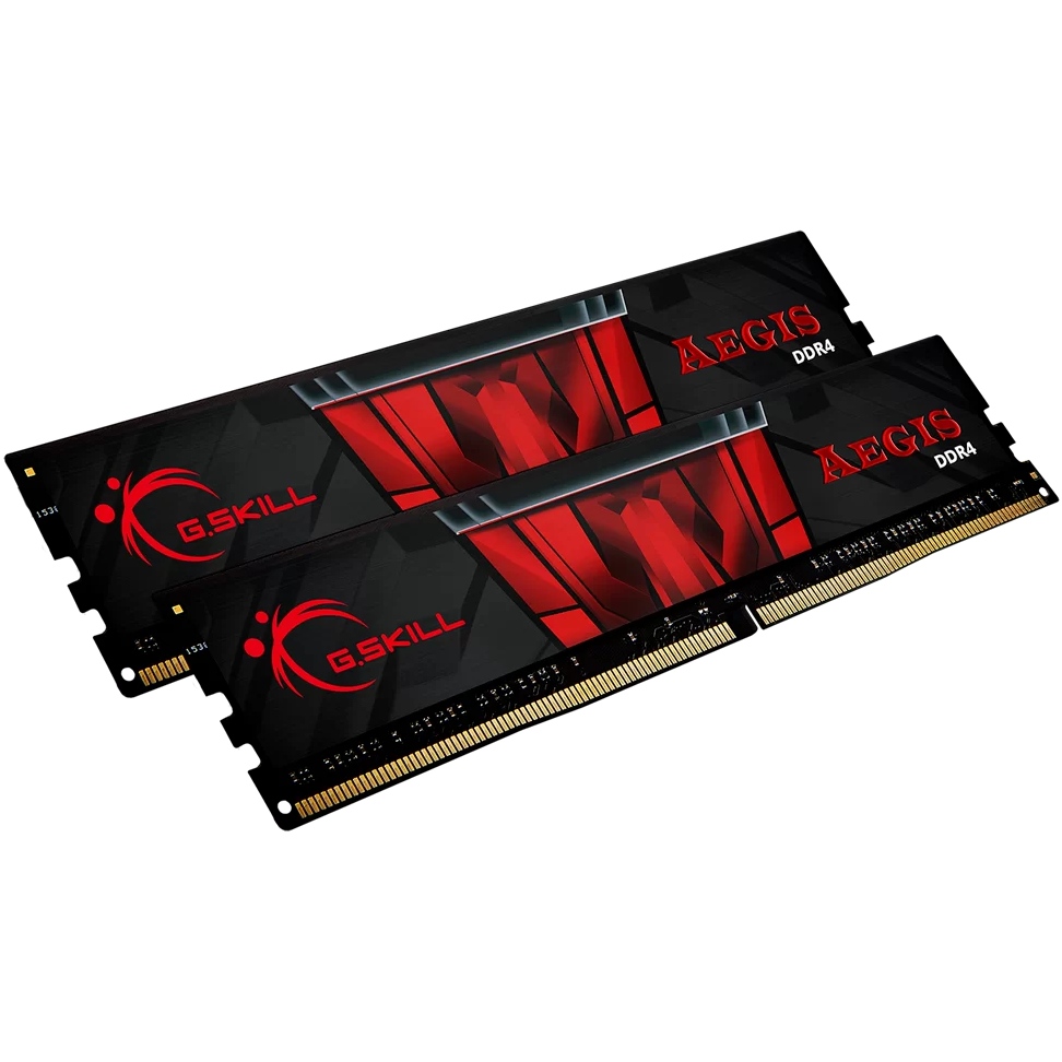 Набор G.SKILL Aegis 16GB DDR4 2400 Mhz (F4-2400C17D-16GIS) Назначение для настольного компьютера