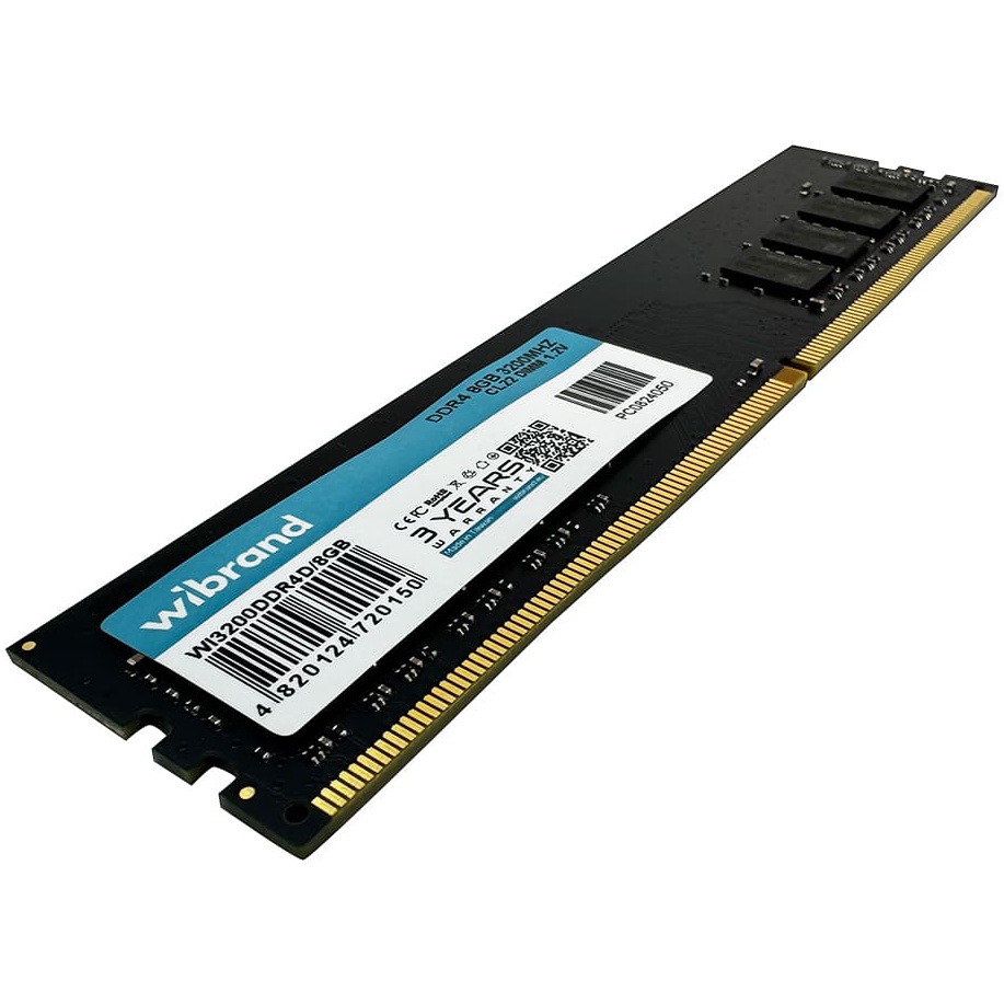 Модуль памяти WIBRAND 8GB DDR4 3200 MHz (WI3200DDR4D/8GB) Назначение для настольного компьютера