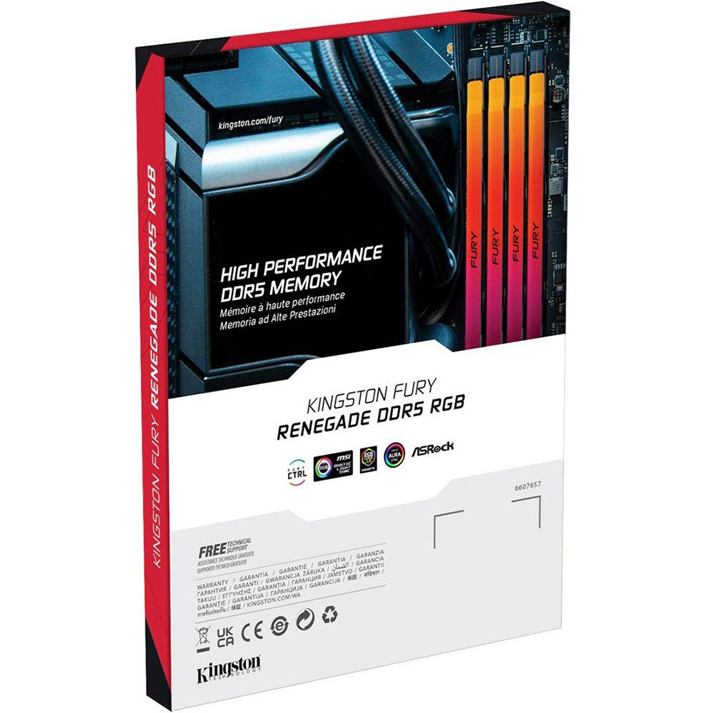Зовнішній вигляд Набір KINGSTON DDR5 Renegade XMP Fury (KF576C38RSAK2-32)