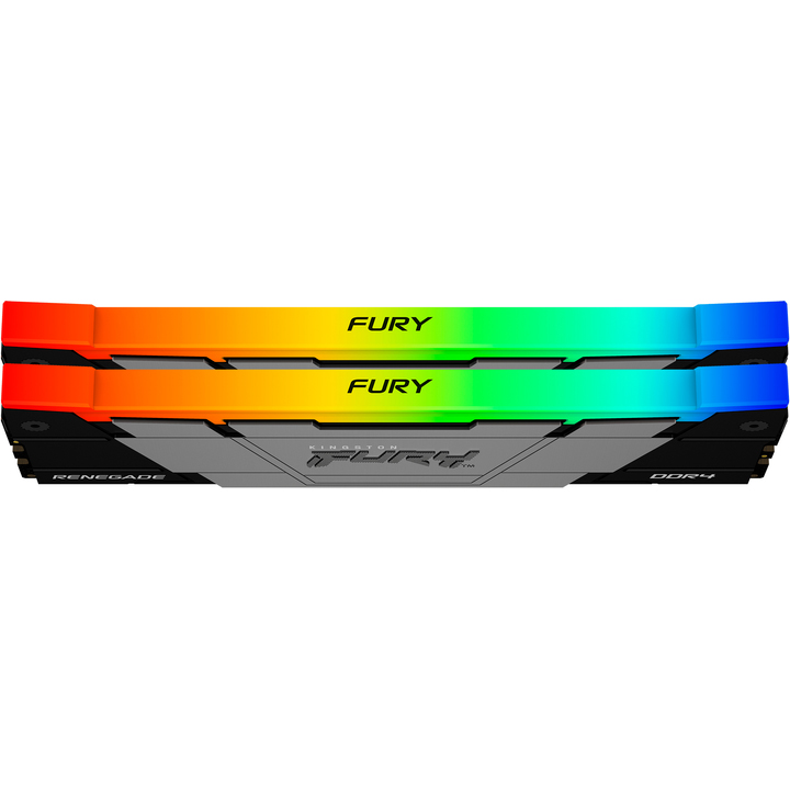 Набор KINGSTON Renegade Fury DDR4 16Gb 4600Mhz RGB Black (KF446C19RB2AK2/16) Объем 16 Гб