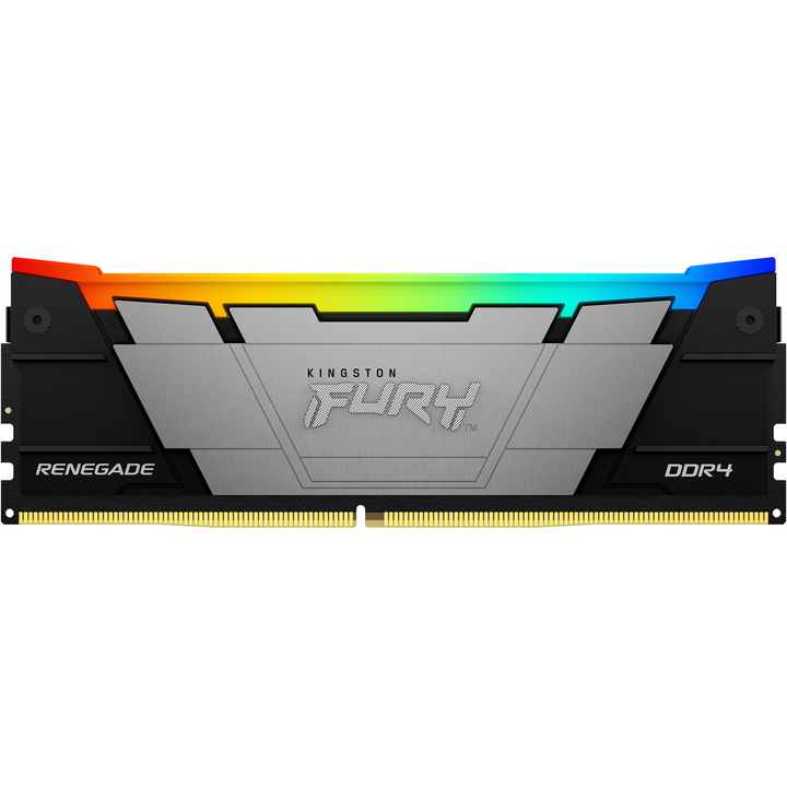 Набор KINGSTON Renegade Fury DDR4 16Gb 4600Mhz RGB Black (KF446C19RB2AK2/16) Назначение для настольного компьютера