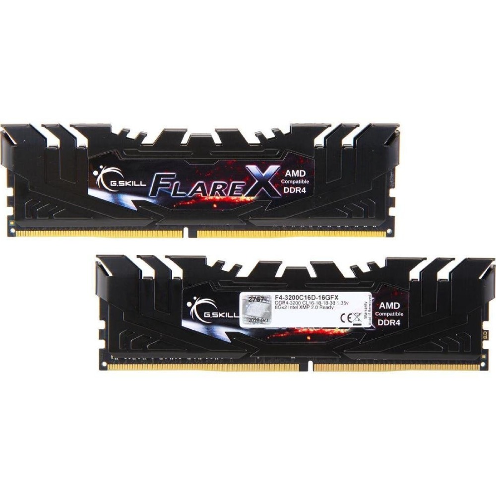 Набор G.SKILL DDR4 FlareX (F4-3200C16D-16GFX) Назначение для настольного компьютера