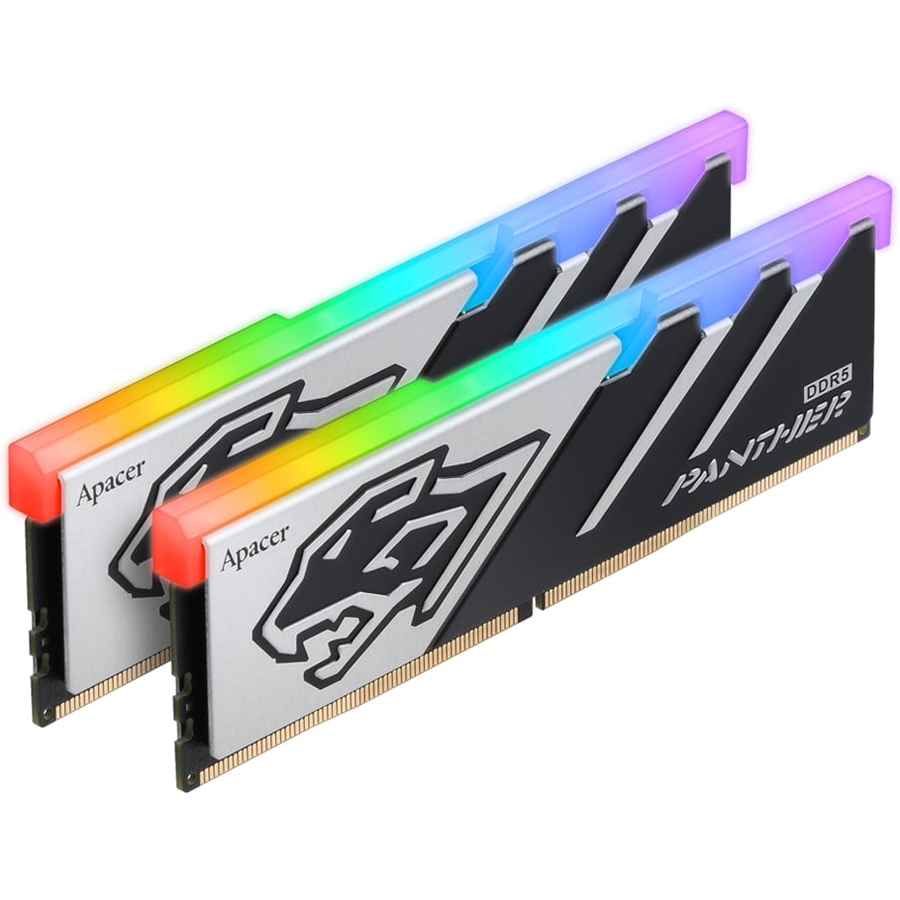 Набор APACER DDR5 32GB/6400 Panther RGB (AH5U32G64C5529BAA-2) Объем 32 Гб