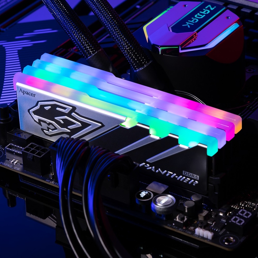 Набір APACER DDR5 32GB/6400 Panther RGB (AH5U32G64C5529BAA-2) Робоча частота 6400 МГц