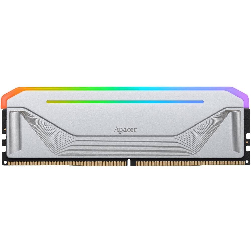 Модуль пам'яті APACER 32GB DDR5 5200MHz NOX Silver (AH5U32G52C522NWAA-2) Призначення для настільного комп'ютера