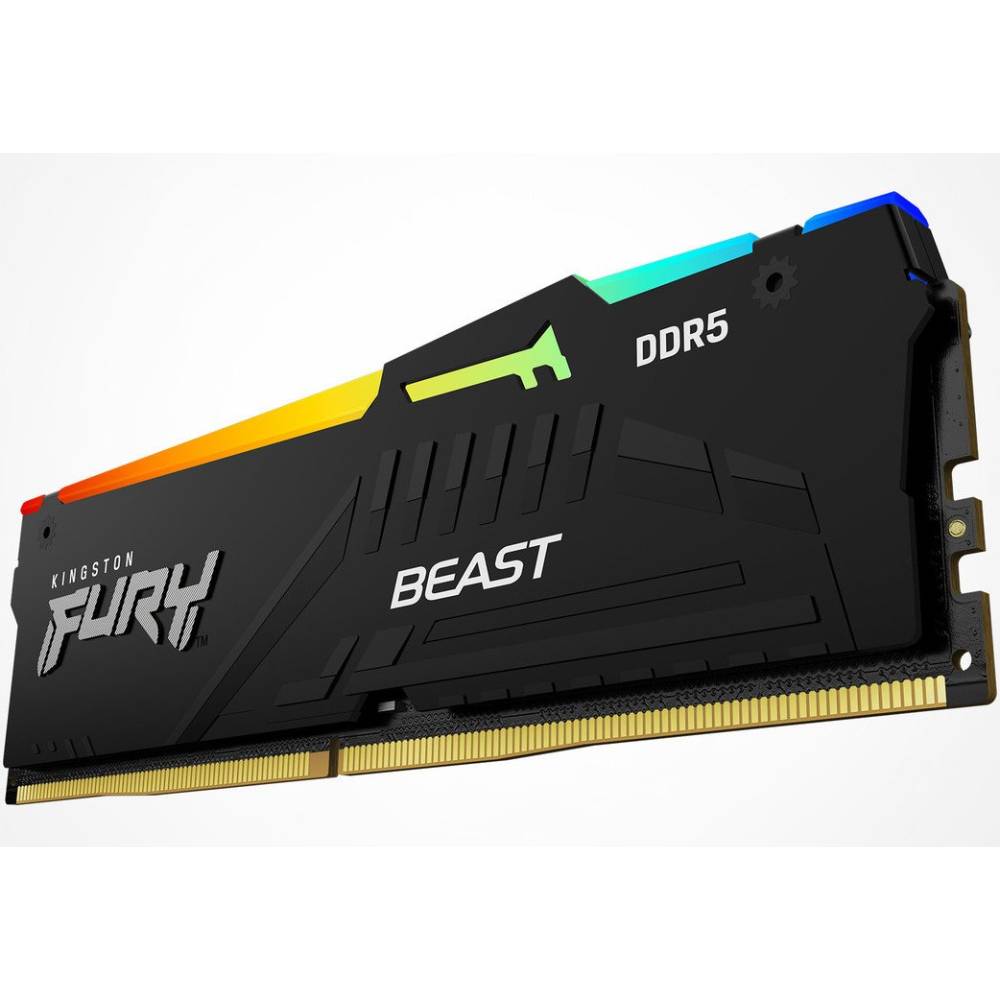 Набор KINGSTON 32GB DDR5 6400MHz Fury Beast (KF564C32BBAK2-32) Рабочая частота 6400 МГц