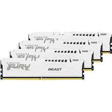 Набор KINGSTON Fury Beast DDR5 128GB 4x32GB 5600MHz White (KF556C40BWK4-128)