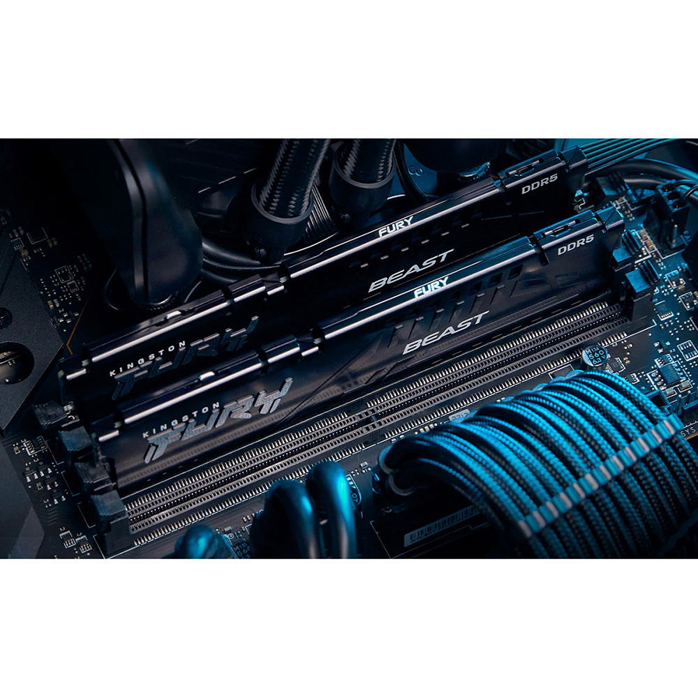 Набор KINGSTON Fury Beast DDR5 16GB 2x8GB 6000MHz Black (KF560C30BBK2-16) Рабочая частота 6000 МГц