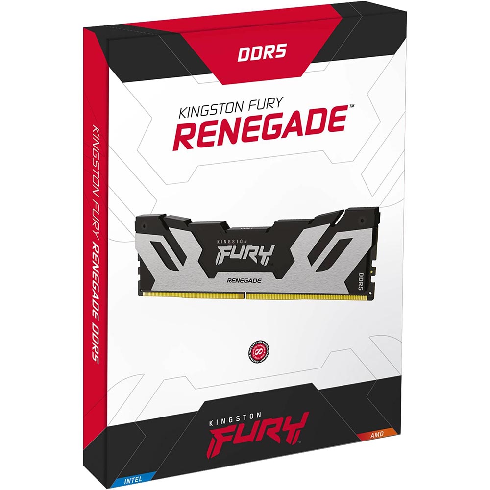 Набор KINGSTON DDR5 32GB 2x16GB 7600 MHz Renegade Silver (KF576C38RSK2-32) Рабочая частота 7600 МГц