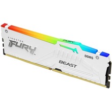 Модуль памяти KINGSTON DDR5 32GB 6400 MHz Beast White RGB (KF564C32BWA-32)