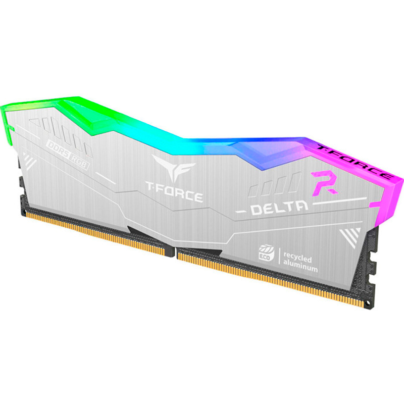 Набір TEAM DRAM 32GB DDR5 6400MHz DELTA RGB ECO Line (FF2D532G6400HC38JDC01) Об'єм 32 Гб