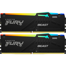 Набор KINGSTON 64GB DDR5 6000MHz FURY Beast RGB (KF560C36BBE2AK2-64)