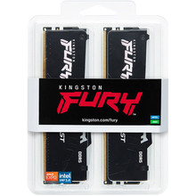 Набір KINGSTON 64GB DDR5 5200MHz FURY Beast RGB (KF552C40BB2AK2-64)