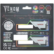 Набір PATRIOT Viper Venom 64GB DDR5 6000MHz RGB (PVVR564G600C36K)
