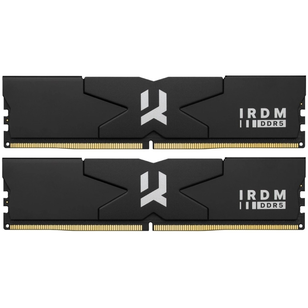 Набор GOODRAM IRDM 32GB DDR5 6000 MHz Black (IR-6000D564L36S/32GDC) Набор GOODRAM IRDM 32GB DDR5 6000 MHz Black (IR-6000D564L36S/32GDC)