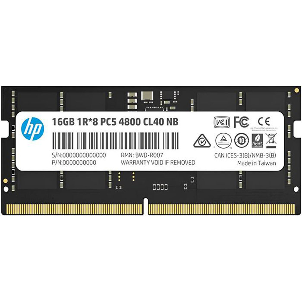 Модуль пам'яті HP SoDIMM 16Gb DDR5 4800MHz (6H310AA) Модуль пам'яті HP SoDIMM 16Gb DDR5 4800MHz (6H310AA)