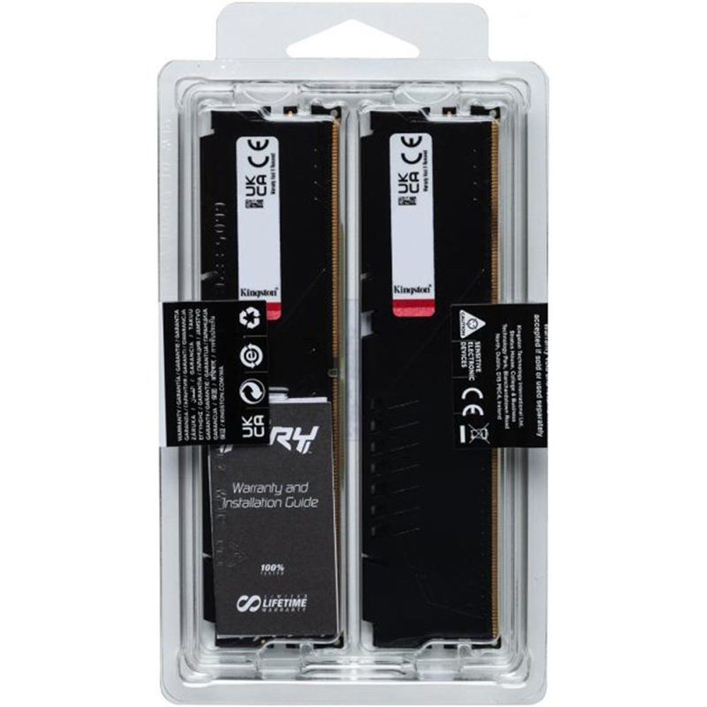 Изображение Набор KINGSTON Fury Beast DDR5 64GB 6000 Black (KF560C36BBE2K2-64)