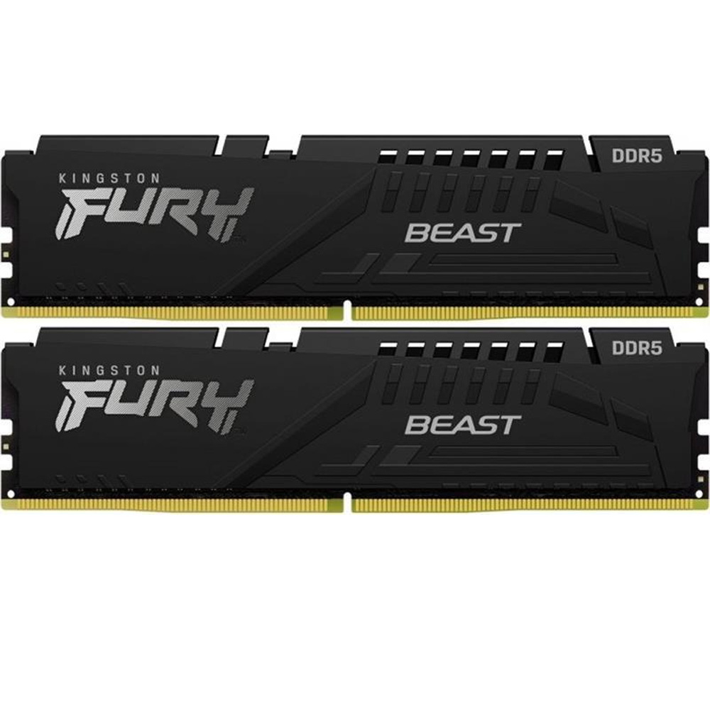 Набор KINGSTON Fury Beast DDR5 64GB 6000 Black (KF560C36BBE2K2-64)