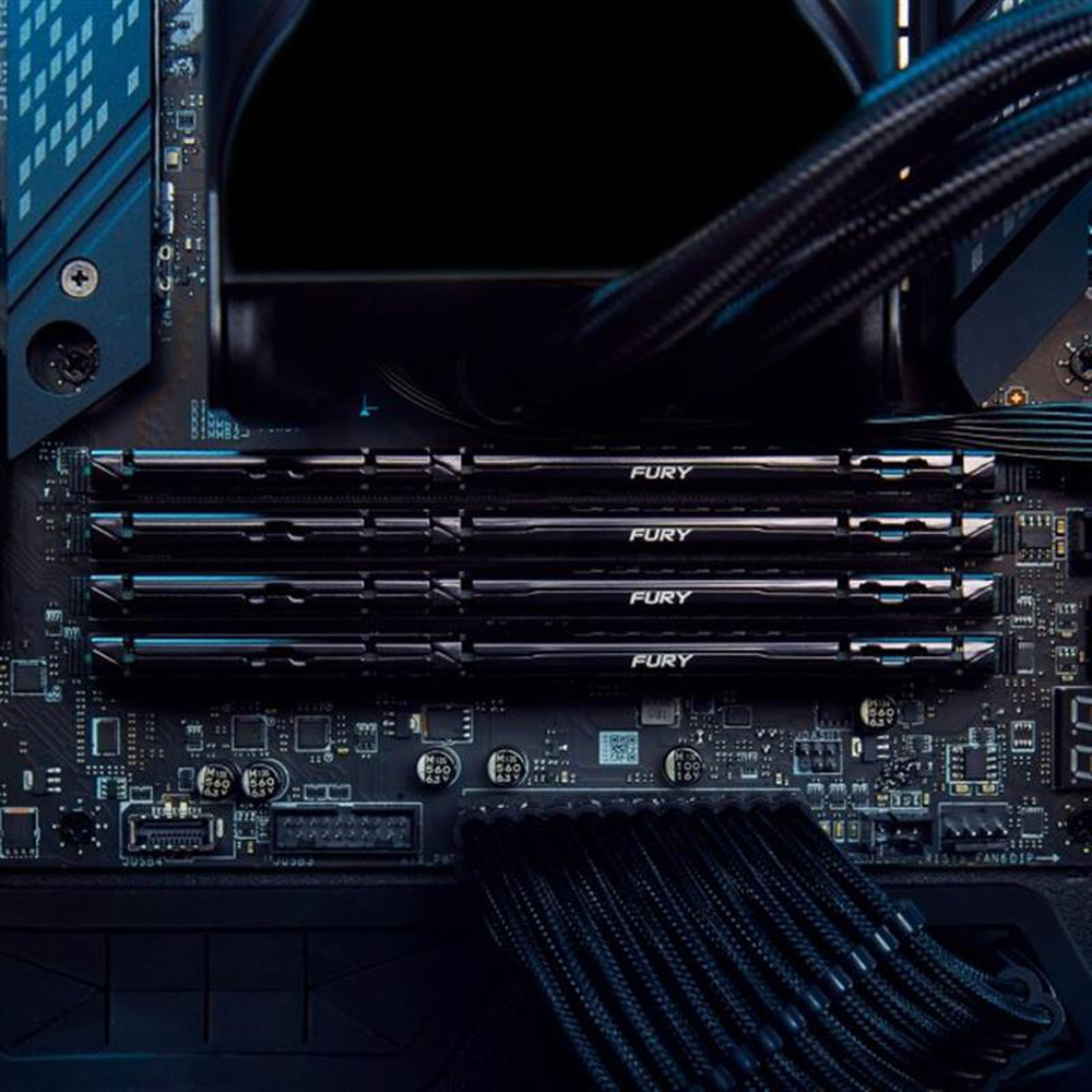 Набор KINGSTON Fury Beast DDR5 64GB 6000 Black (KF560C36BBE2K2-64) Рабочая частота 6000 МГц