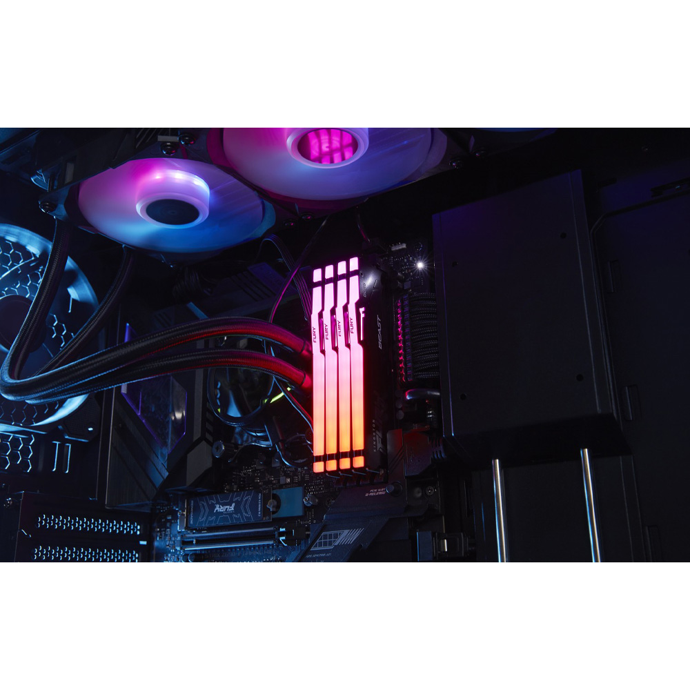 Покупка Модуль пам'яті Kingston Fury Beast DDR5 32GB 5600 RGB Black (KF556C36BBE2A-32)