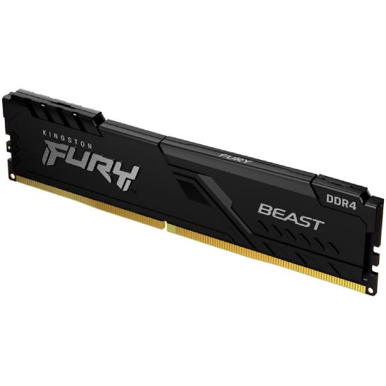 Модуль пам'яті Kingston Fury Beast 16GB DDR4 3200MHz Black (KF432C16BB1/16WP)