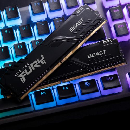Фото Набір KINGSTON FURY Beast 32GB DDR4 3200MHz Black (KF432C16BB1K2/32WP)