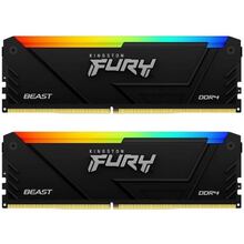 Набор KINGSTON FURY Beast 32GB DDR4 3200MHz RGB Black (KF432C16BB12AK2/32WP)
