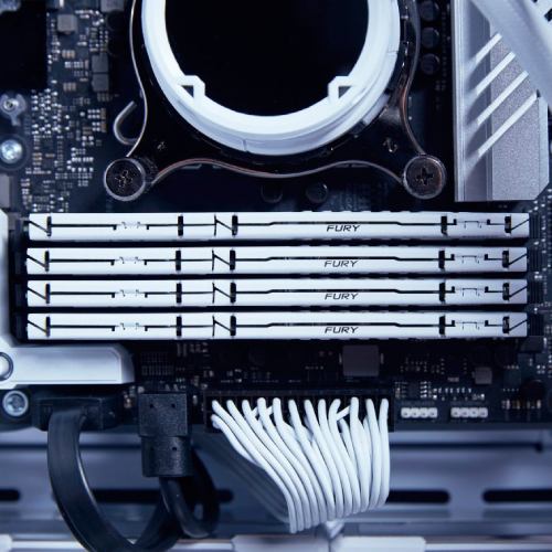 Модуль пам'яті Kingston Fury Beast 16GB DDR5 5600MHz White EXPO (KF556C36BWE-16) Робоча частота 5600 МГц