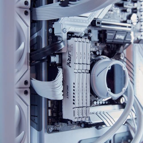 Модуль пам'яті Kingston Fury Beast 16GB DDR5 5600MHz White EXPO (KF556C36BWE-16) Об'єм 16 Гб