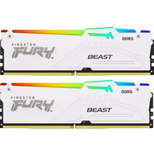 Набір KINGSTON DDR5 64GB 6000 MHz Beast White RGB XMP (KF560C30BWAK2-64)