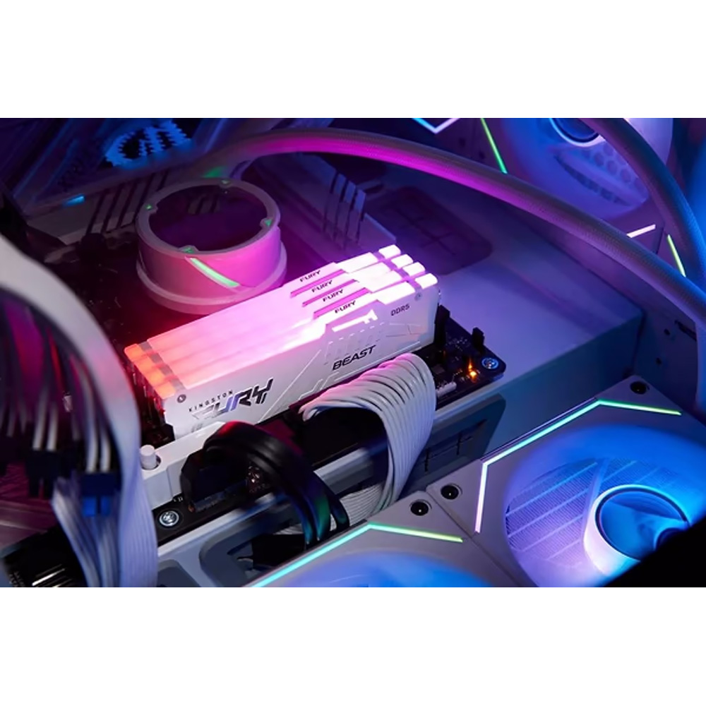 Набір KINGSTON DDR5 64GB 6000 MHz Beast White RGB XMP (KF560C30BWAK2-64) Тип DDR5
