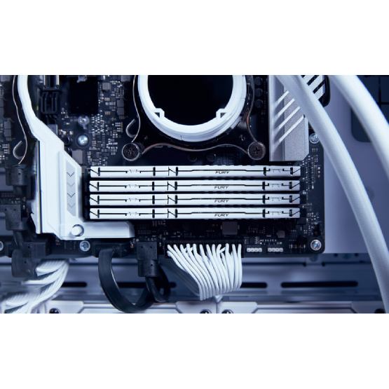 Фото Модуль памяти KINGSTON Fury Beast 32GB DDR5 6000MHz White XMP (KF560C30BW-32)
